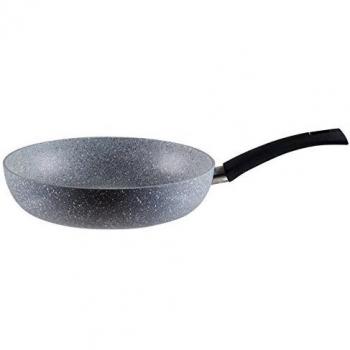 BEPER Origin Sartén de 24 cm, Cerámica, Gris Y Negro