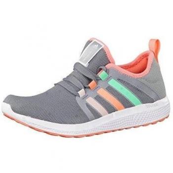 adidas CC Fresh Bounce 3 K Zapatillas de running, Unisex infantil, Gris / Rojo, 36