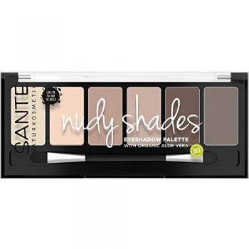 Sante Sombra Ojos 6 Color NUDY Shades, Negro, Estándar, 6