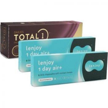 Lentes Diarias DAILIES Total 1 (30 lentillas) + Lenjoy 1 Day Air+ (10 lentillas)