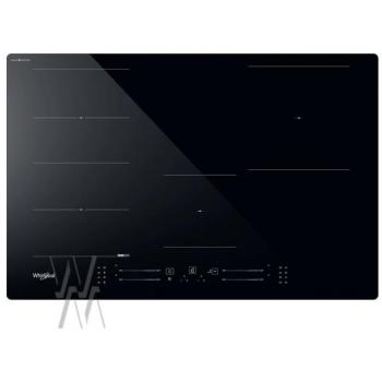 Placa de Inducción Whirlpool WF S1577 CPNE 77 cm 4 Zonas Color Negro Integrable