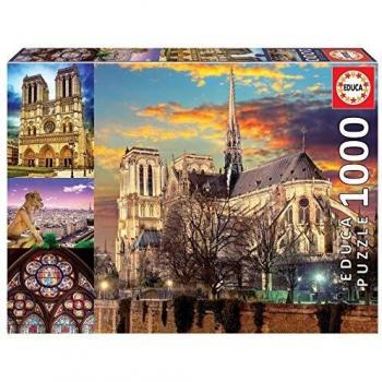 Notre Dame Collage Puzzle 1000 Pieces by Educa