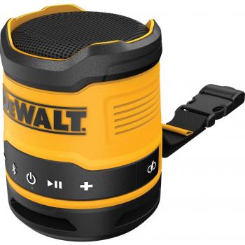 Altavoz Bluetooth Compacto Recargable USB-C DeWALT DCR009, 5W, IP67, 16h de autonomía