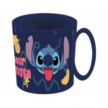 Taza de Plástico para Microondas con Diseño de Stitch de Lilo & Stitch - 350ml