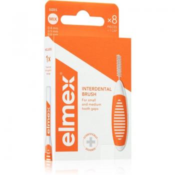 Elmex Interdental Brushes Mixed Sizes 0.4mm-0.7mm, Pack of 8