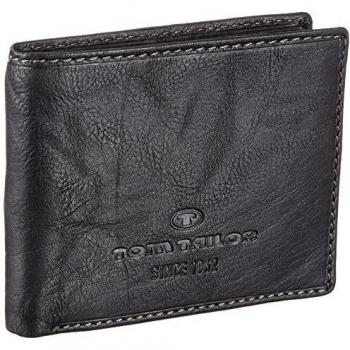 Tom Tailor Acc Lary Börse, Billetera Hombre, Negro-Schwarz
