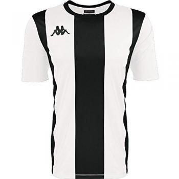 Kappa Caserne SS Camiseta de equipación, Hombre, Blanco/Negro, 2XL