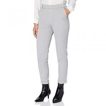 Vero Moda Women's Light Grey Melange Loose Fit Trousers