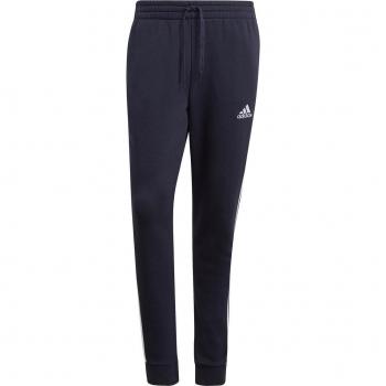 Pantalón de Entrenamiento Adidas 3 Stripes Future Icons Tapered Cuffed para Hombres, Color Azul Oscuro y Blanco, Tamaño XL