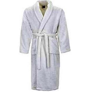 Burrito Blanco | Albornoz Liso Color Blanco 080 | Talla XL