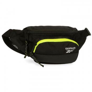 Riñonera Reebok Hamilton Negro con bolsillo frontal