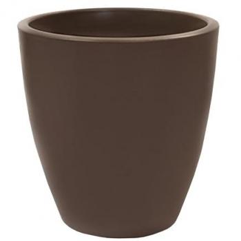 Wellhome Maceta Accord 50 cm Polietileno Blanco - Fácil Limpieza, Resistente a Impactos, 100% Reciclable, Peso Ligero
