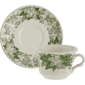 La Cartuja de Sevilla - Taza de té con plato Ochavada Yedra La Cartuja de Sevilla