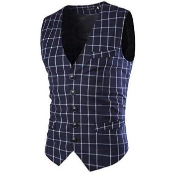 LIANIHK Diseñador Trajes blazers Chaleco para Hombre