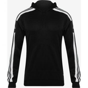 Adidas Squadra 21 Men's Hoodie - Black/White, Performance Sweatshirt