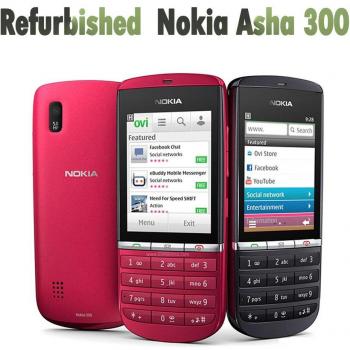 Teléfono móvil reacondicionado original Nokia Asha 300 con 3G