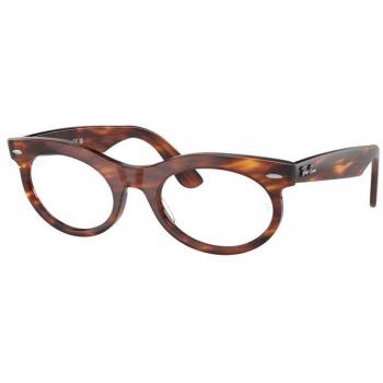 Ray-Ban RX2242V Wayfarer Oval 2144 Men's Eyeglasses Tortoiseshell Size 53 (Frame Only) - Blue Light Block Available
