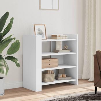 Armario aparador blanco 73,5x35x75 cm madera multicapa de ingeniería