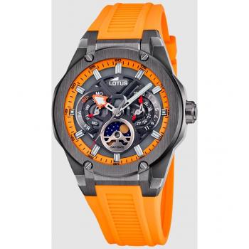 Reloj de Hombre Lotus Vortex 18946/3, caucho color naranja