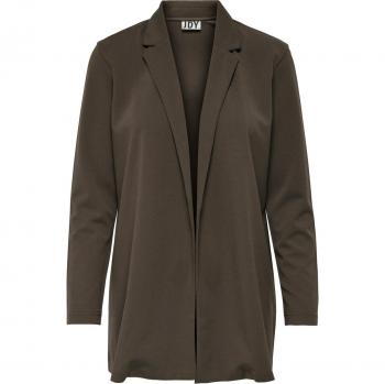 Blazer de Mujer Jacqueline de Yong Geggo Marrón Chocolate de Manga Larga