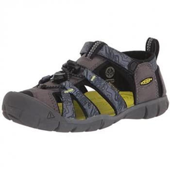 Sandalias Juveniles Keen Seacamp II CNX Unisex - Color Negro/Grey