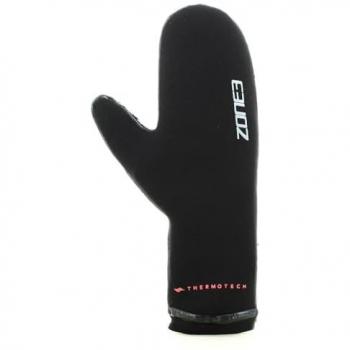 Guantes de Neopreno Zone3 Thermo Tech Warmth, color negro y gris, talla S