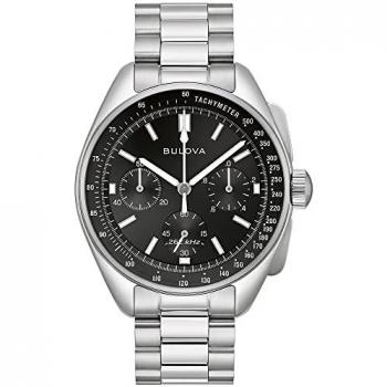 Bulova Lunar Pilot Archive Series Special Edition Chronograph Black Dial Quartz 96K111 Men's Watch