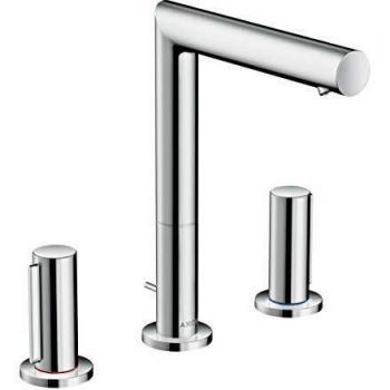 Hansgrohe HG Mezclador de lavabo de 3 agujeros 200 Axor Uno Zero handle BN