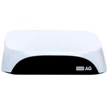 Qviart AG Receptor Multimedia Streaming 4K UHD 60fps Ott Android 7 LAN y WiFi 2.4GHz, 1 GB DDR3 Ram, 8GB Flash, USB 3.0, QTV Online TV, VOD y Media Player, Color Blanco