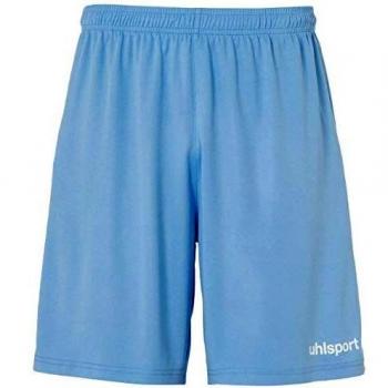 uhlsport Center Basic Shorts Without Slip Shorts De Juego, Hombre, Celeste/Blanco, 116
