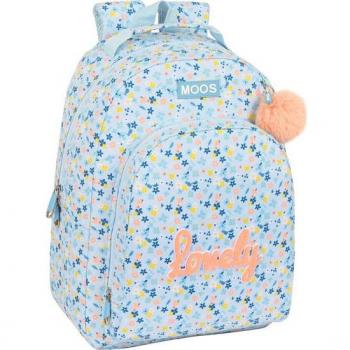 Mochila Moos Lovely Adaptable a Carro Reciclada 32x42x15 cm