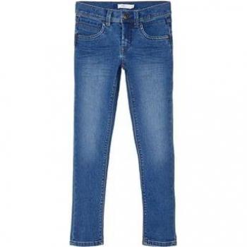 Pantalones Vaqueros Niño Silas Ajuste Regular Denim Azul Medio