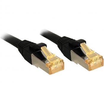 Lindy 47312 Cable de Red Negro 7,5 m Cat7 S/FTP (S-STP)