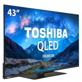 Televisor QLED Toshiba 43QV3F63DG de 43 Pulgadas, 4K Ultra HD, Smart TV con ALLM y Dolby Vision