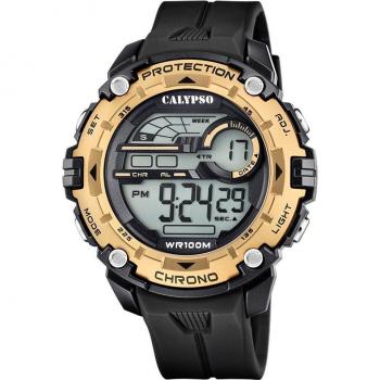 Reloj Digital Calypso K5819/3 para Hombre con Correa de Caucho Negro