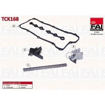 Kit de cadena de distribución FAI AutoParts TCK168 - Incluye todos los componentes necesarios para la instalación, diseñado para proporcionar un rendimiento óptimo y durabilidad, fabricado con materiales de alta calidad, compatible con múltiples mode