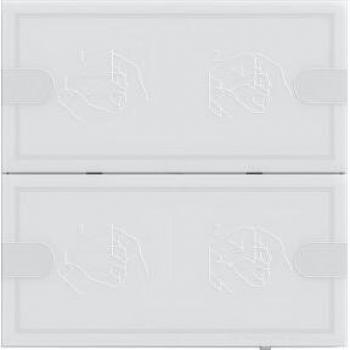Gira 5002003 KNX Touch Sensor 4 Comfort Dual Switch White
