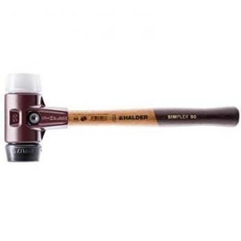 Halder 3027040 40 mm 3027 Rubber/SuperplasticSimlpex EH Soft-Face Mallet - Multi-Colour