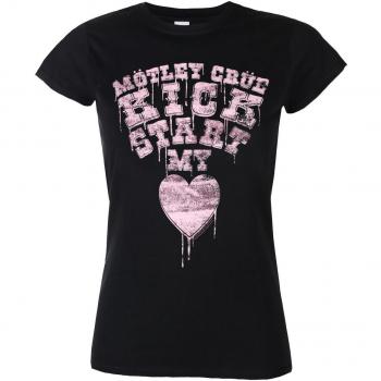 Mötley Crüe Women's Metal T-Shirt - Kick Start My Heart - ROCK OFF