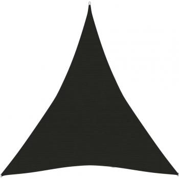 Toldo de vela negro HDPE 160 g/m² 4x5x5 m