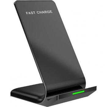 Cargador Inalámbrico Rápido 10W Certificado Qi con Soporte de Inducción para Teléfonos Móviles
