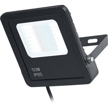 Proyector LED WiFi SMART+ RGBW 50W, negro, regulable, dimmable, control por app, IP65
