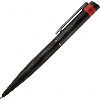 Bolígrafo Loop Diamond Hugo Boss negro metalizado