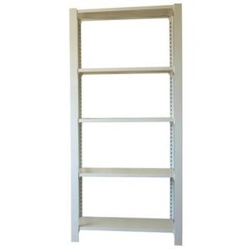 Estantería Oficina Simon Rack Officlick 5/400, Madera, Blanco, 2100x900x400 mm, 5 Alturas, Estilo Industrial
