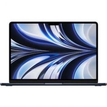 MacBook Air M2 Portátil 13,6 (34,5 cm) - 8GB RAM, 512GB SSD, CPU de 8 núcleos, GPU de 10 núcleos, color Mitternacht