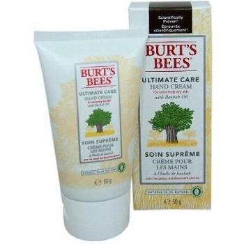 Burt's Bees Ultimate Care Crema de Manos para Pieles Muy Secas con Aceite de Baobab 50g