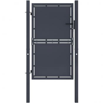 vidaXL Garden Gate Steel 100x150 cm Anthracite