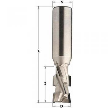 Fresa helicoidal Z2+2 10-DP (PCD) D:20x45x105 S:20 DX CMT