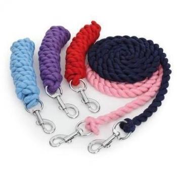 Wessex Leadrope - elegir Color de algodón, Rosa