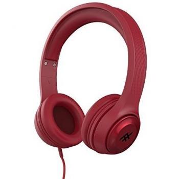 iFrogz IFFAWH-RD0 - Auriculares con Cable, Color Rojo